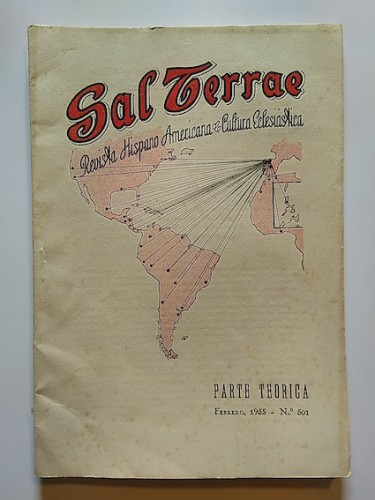 Portada del libro de SAL TERRAE. Revista Hispanoamericana de Cultura Eclesiástica. Parte teórica nº 501. 1955