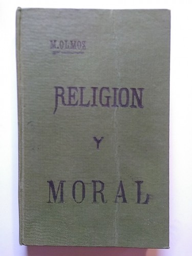 Portada del libro de LECCIONES DE DOCTRINA CRISTIANA, HISTORIA SAGRADA Y RELIGIÓN Y MORAL