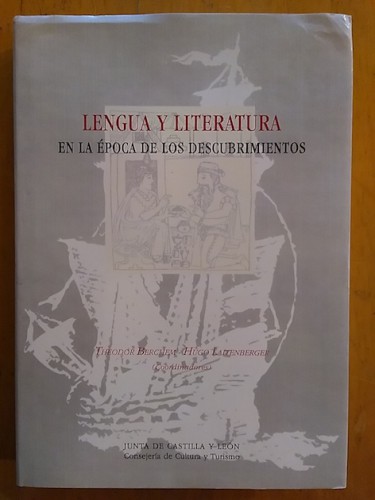 Portada del libro de Lengua y literatura en la época de los descubrimientos. Actas del Coloquio Internacional, Wurzburg 1992