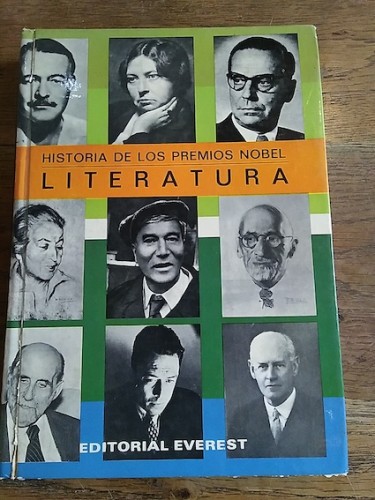 Portada del libro de Historia de los premios Nobel. Lliteratura