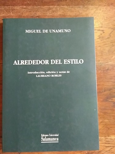 Portada del libro de Alrededor del estilo 