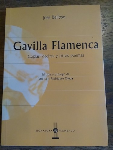 Portada del libro de Gavilla flamenca. Coplas, decires y otros poemas