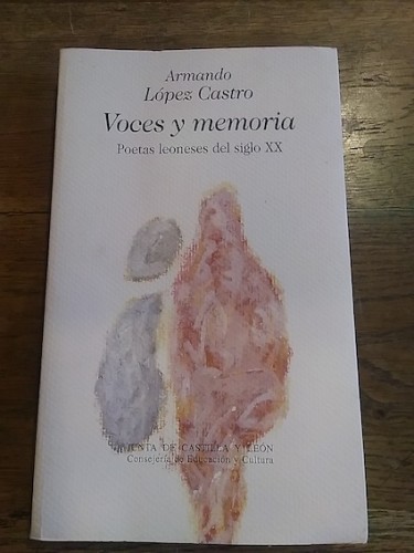 Portada del libro de Voces y memoria. Poetas leoneses del siglo XX