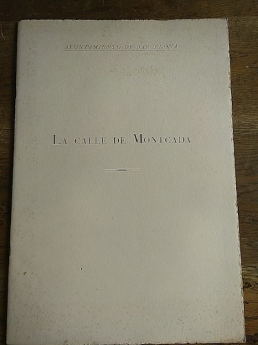 Portada del libro de LA CALLE DE MONTCADA