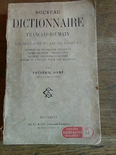 Portada del libro de NOUVEAU DICTIONNAIRE FRANÇAIS-ROUMAIN