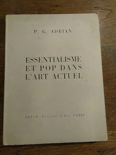 Portada del libro de ESSENTIALISME ET POP DANS L'ART ACTUEL