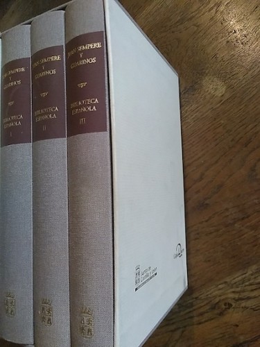 Portada del libro de ENSAYO DE UNA BIBLIOTECA ESPAÑOLA DE LOS MEJORES ESCRITORES DEL REINADO DE CARLOS III (3 Tomos)