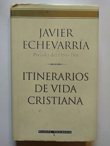 Portada del libro de ITINERARIOS DE VIDA CRISTIANA