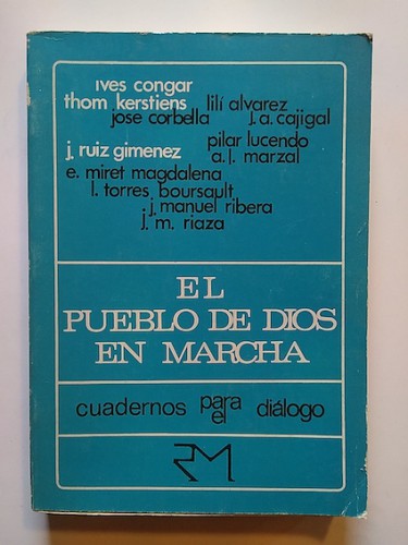 Portada del libro de EL PUEBLO DE DIOS EN MARCHA