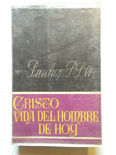 Portada del libro de CRISTO. VIDA DEL HOMBRE DE HOY