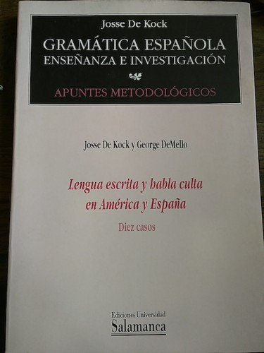 Portada del libro de Gramática española: Enseñanza e investigación II: Gramática. 6. Norma, libertad y probabilidad. Ocho...