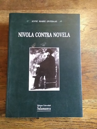 Portada del libro de Nivola contra novela (Biblioteca Unamuno) 