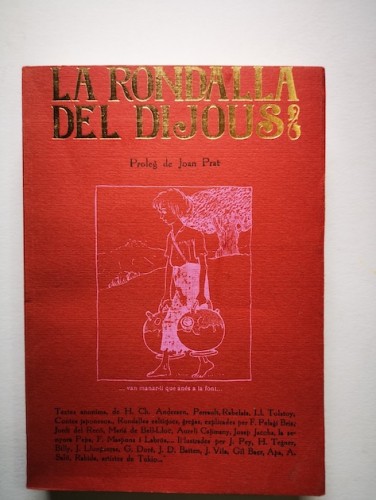 Portada del libro de LA RONDALLA DEL DIJOUS. Arxiu de tradicions populars. 21 a 32