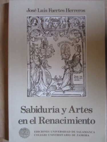 Portada del libro de SABIDURÍA Y ARTES EN EL RENACIMIENTO