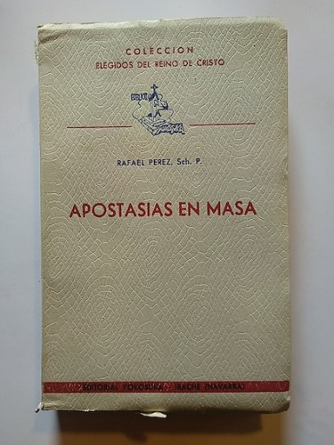 Portada del libro de APOSTASÍAS EN MASA