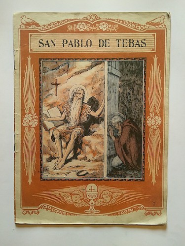 Portada del libro de SAN PABLO DE TEBAS. Colección prodigios de santidad, núm. 1