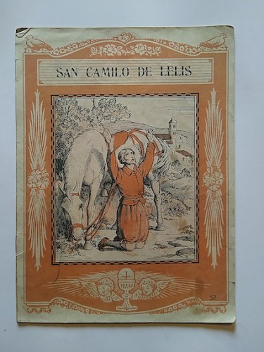 Portada del libro de SAN CAMILO DE LELIS. Colección prodigios de santidad, núm. 57