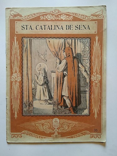 Portada del libro de STA. CATALINA DE SENA. Colección prodigios de santidad, núm. 35