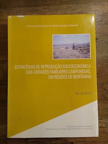 Portada del libro de ESTRATÉGIAS DE REPRODUÇAO SOCIOECONÓMICA DAS UNIDADES FAMILIARES CAMPONESAS, EM REGIOES DE MONTANHA....