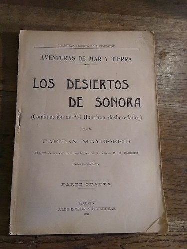 Portada del libro de LOS DESIERTOS DE SONORA (CONTINUACIÓN DE 