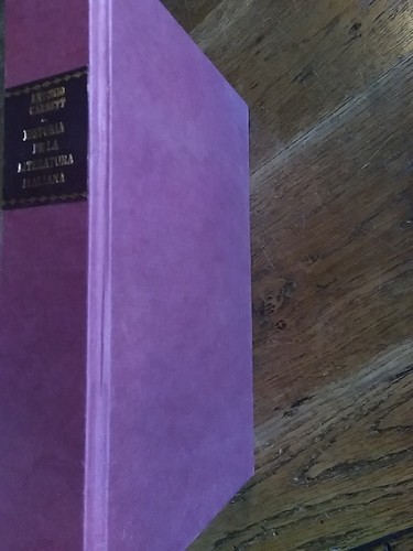 Portada del libro de HISTORIA DE LA LITERATURA ITALIANA