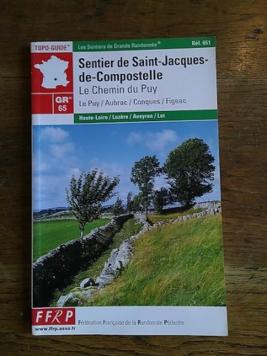 Portada del libro GR 65. SENTIER DE SAINT-JACQUES-DE COMPOSTELLE. Le Chemin du Puy. Le Puy / Aubrac / Conques / Figeac