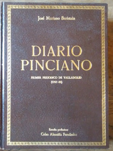 Portada del libro de DIARIO PINCIANO. PRIMER PERIÓDICO DE VALLADOLID (1787-88)