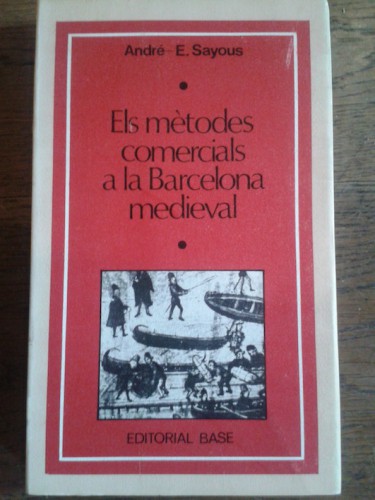 Portada del libro de ELS MÈTODES COMERCIALS A LA BARCELONA MEDIEVAL