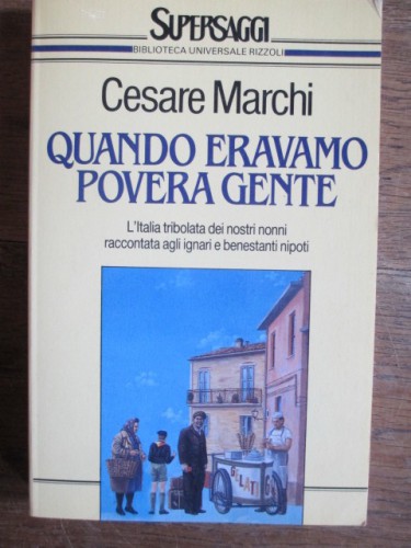 Portada del libro de QUANDO ERAVAMO POVERA GENTE