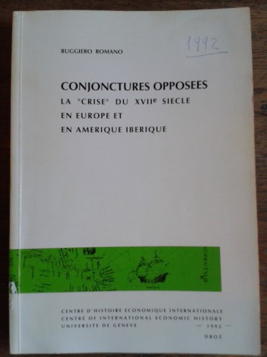 Portada del libro de CONJONCTURES OPPOSEES. LA 
