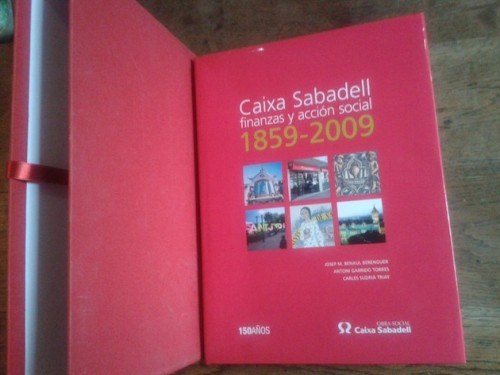 Portada del libro de CAIXA SABADELL. FINANZAS Y ACCIÓN SOCIAL 1859-2009