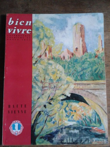 Portada del libro de Bien Vivre. Gastronomie - Tourisme et Beaux Arts. n° 32 . 1960-61