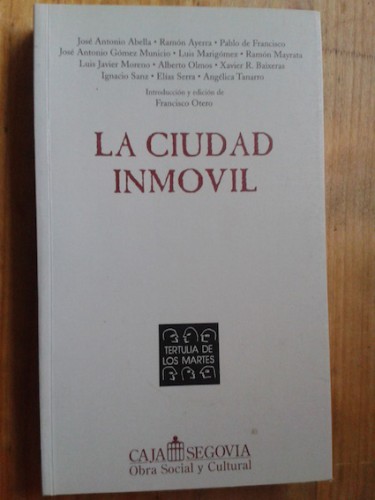 Portada del libro de LA CIUDAD INMÓVIL