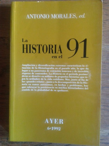 Portada del libro de LA HISTORIA EN EL 91