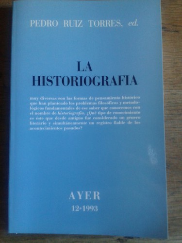 Portada del libro de LA HISTORIOGRAFÍA