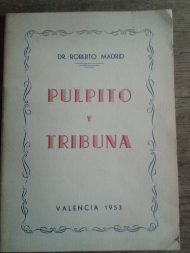 Portada del libro de PÚLPITO Y TRIBUNA