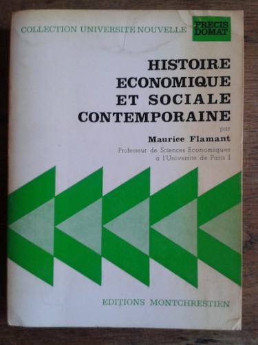 Portada del libro de HISTOIRE ECONOMIQUE ET SOCIALE CONTEMPORAINE