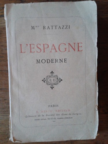 Portada del libro de L'ESPAGNE MODERNE