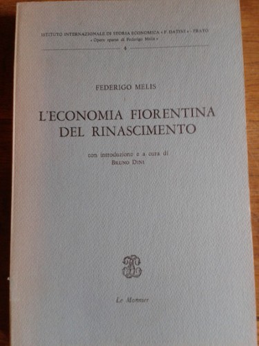 Portada del libro de L'ECONOMIA FIORENTINA DEL RINASCIMENTO