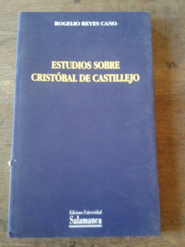 Portada del libro de ESTUDIOS SOBRE CRISTÓBAL DE CASTILLEJO