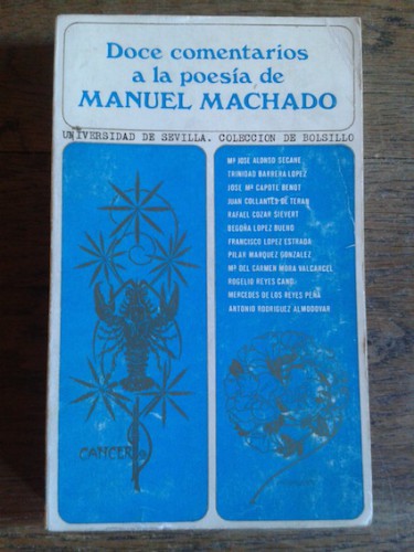 Portada del libro de DOCE COMENTARIOS A LA POESÍA DE MANUEL MACHADO