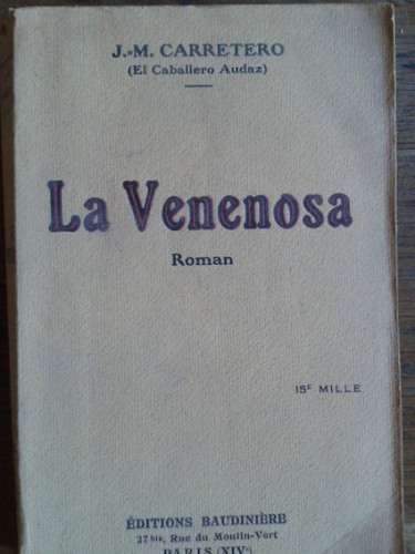 Portada del libro de LA VENENOSA. Roman