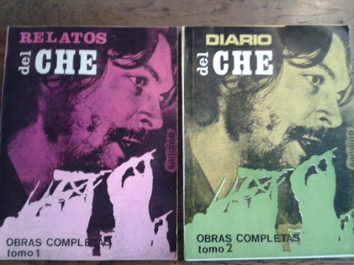 Portada del libro de OBRAS COMPLETAS (2 TOMOS). Tomo 1: Relatos del Che / Tomo 2: El diario del Che en Bolivia (Noviembre...