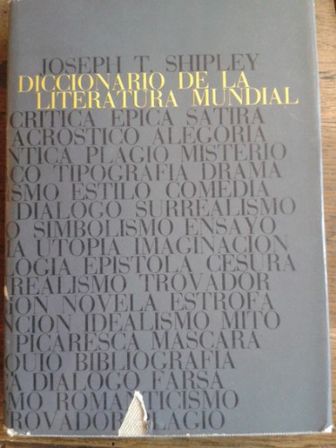 Portada del libro de DICCIONARIO DE LA LITERATURA MUNDIAL