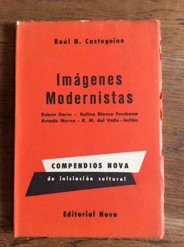Portada del libro IMÁGENES MODERNISTAS. Rubén Darío - Rufino Blanco Fombona - Amado Nervo - R. M. Del Valle-Inclán