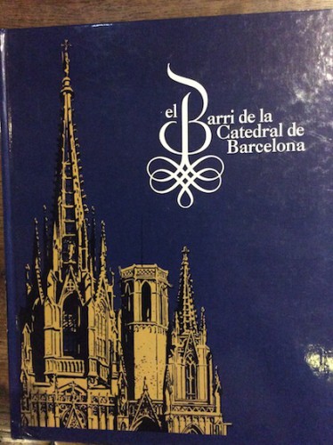 Portada del libro de EL BARRI DE LA CATEDRAL DE BARCELONA