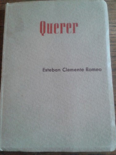 Portada del libro de QUERER. Veinticinco sonetos reverenciales
