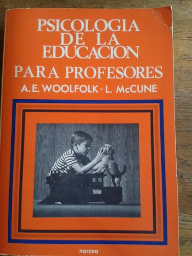 Portada del libro de PSICOLOGÍA DE LA EDUCACIÓN PARA PROFESORES