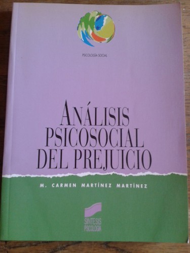 Portada del libro de ANÁLISIS PSICOSOCIAL DEL PREJUICIO