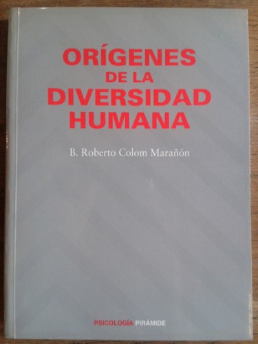 Portada del libro de ORÍGENES DE LA DIVERSIDAD HUMANA